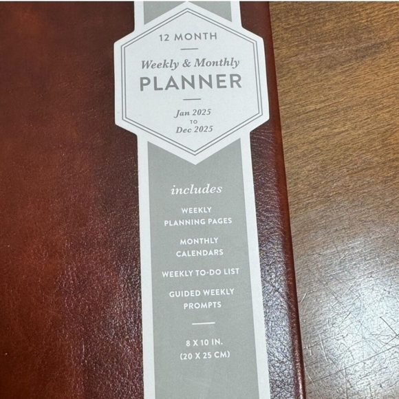 💕NWT 2025 Planner "IT ALWAYS SEEMS IMPOSSIBLE UNTIL IT'S DONE"💕 - Picture 3 of 9